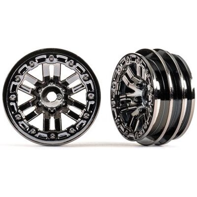 Traxxas - TRX-9768-BLKCR - Chrome nero - Ruota RC Traxxas - TRX-9768-BLKCR - Chrome nero - Ruota RC