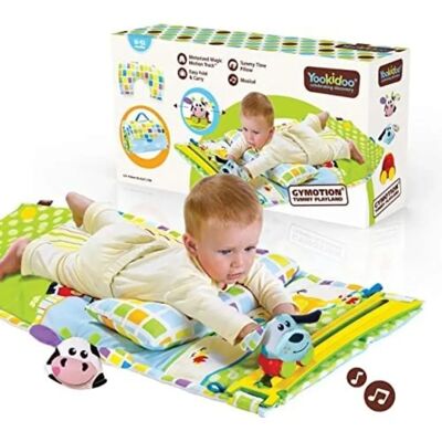 Yookidoo Baby Bauchzeitmatte - Musikalische Spielmatte & Outdoor-Gym Yookidoo Baby Bauchzeitmatte - Musikalische Spielmatte & Outdoor-Gym