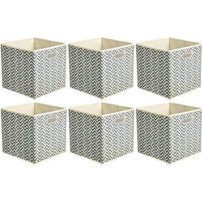 Amazon Basics Collapsible Fabric Storage Cubes - Grey - Storage Amazon Basics Collapsible Fabric Storage Cubes - Grey - Storage