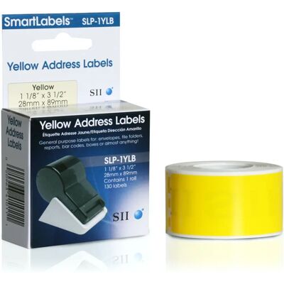 Seiko Instruments SLP-1YLB Etichetta autoadesiva gialla - Stampante di etichette Seiko Instruments SLP-1YLB Etichetta autoadesiva gialla - Stampante di etichette