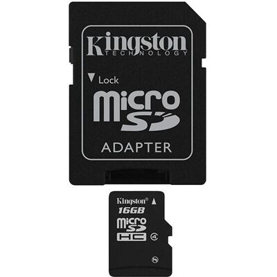 Kingston SDC4/16GB MicroSDHC Class 4 Memory Card Kingston SDC4/16GB MicroSDHC Class 4 Memory Card