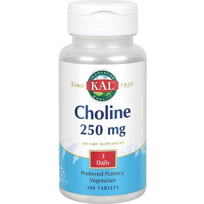 KAL Choline 250mg - Nerve & Cell Support KAL Choline 250mg - Nerve & Cell Support