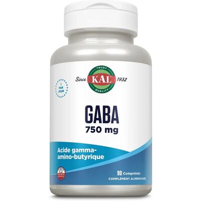 Kal Gaba 750 mg - Stress et Sommeil - 90 Comprimés - Publicité Kal Gaba 750 mg - Stress et Sommeil - 90 Comprimés - Publicité