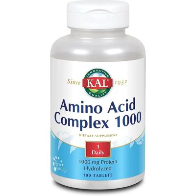 Kal Kal Complejo de Aminoácidos 1000mg - Suplemento para Deportistas Kal Kal Complejo de Aminoácidos 1000mg - Suplemento para Deportistas