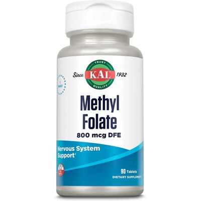 Kal Ultra Folate 800 mcg - Suplemento dietético Kal Ultra Folate 800 mcg - Suplemento dietético