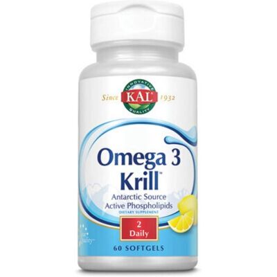 Kal Omega 3 Krill 500mg - Suplemento Kal Omega 3 Krill 500mg - Suplemento