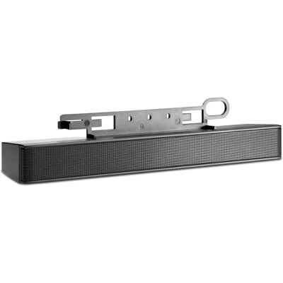 Barra de sonido HP NQ576AA - 2.0 canales - Negro Barra de sonido HP NQ576AA - 2.0 canales - Negro