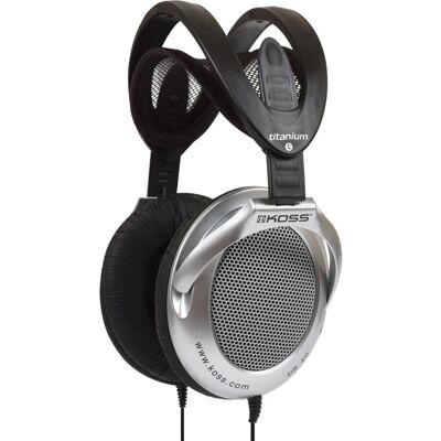 Casque Koss UR40 - Filaire, Noir, Argent Casque Koss UR40 - Filaire, Noir, Argent