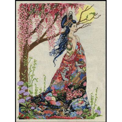 Tobin Design Works Queen of Silk Cross Stitch Kit - 16"X22" Tobin Design Works Queen of Silk Cross Stitch Kit - 16"X22"