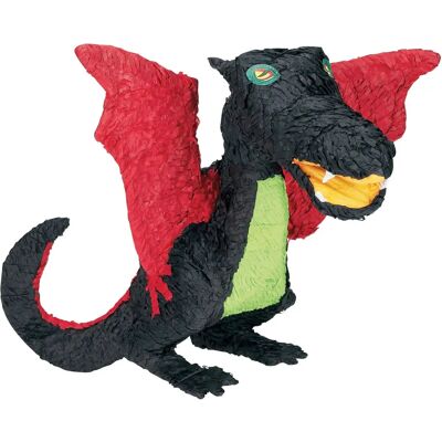 Amscan P12973 Piñata Drago Nero - Piñata Amscan P12973 Piñata Drago Nero - Piñata