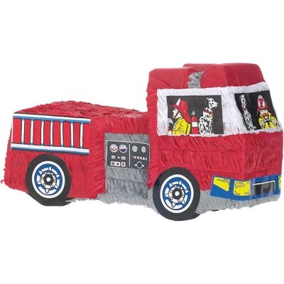 Amscan Feuerwehrwagen Piñata - Ungefüllt, 50cm Amscan Feuerwehrwagen Piñata - Ungefüllt, 50cm