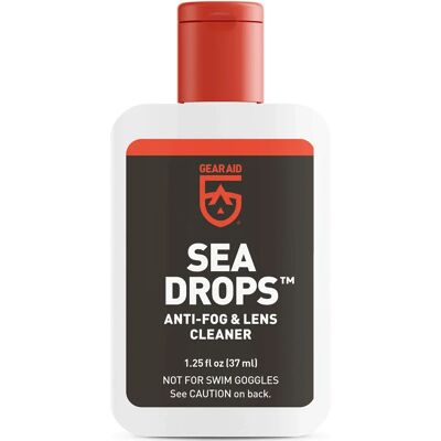 Gear Aid Sea Drops 1.25 oz. Anti-Buée et Nettoyant pour Lentilles - Publicité Gear Aid Sea Drops 1.25 oz. Anti-Buée et Nettoyant pour Lentilles - Publicité