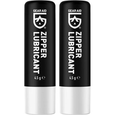 Bâton Lubrifiant pour Fermetures Éclair Gear Aid 4.5g - Pack de 2 - Blanc Bâton Lubrifiant pour Fermetures Éclair Gear Aid 4.5g - Pack de 2 - Blanc