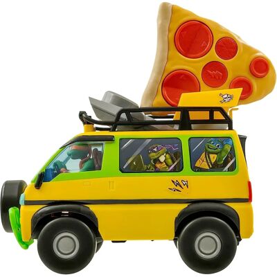 Mutant Michelangelo TMNT Pizza Blaster RC Zabawka - Żółty Mutant Michelangelo TMNT Pizza Blaster RC Zabawka - Żółty