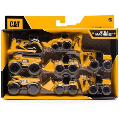 Mini maszyny budowlane Caterpillar - Zestaw 8 sztuk od 3 lat Mini maszyny budowlane Caterpillar - Zestaw 8 sztuk od 3 lat