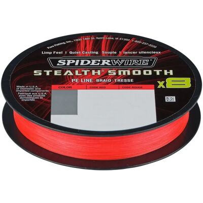 Lina SpiderWire Stealth Smooth 8 0.14MM 150M ČERVENÁ - Rybářská šňůra Lina SpiderWire Stealth Smooth 8 0.14MM 150M ČERVENÁ - Rybářská šňůra