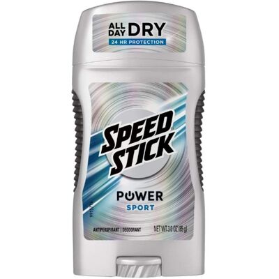 Mennen Speed Stick Power - Antiperspirant & Déodorant - 3 Oz - Publicité Mennen Speed Stick Power - Antiperspirant & Déodorant - 3 Oz - Publicité