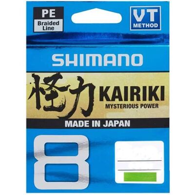 Shimano Kairiki 8 Geflochtene - 150m - Grün - PE Schnur - Süß- & Salzwasserfischen Shimano Kairiki 8 Geflochtene - 150m - Grün - PE Schnur - Süß- & Salzwasserfischen