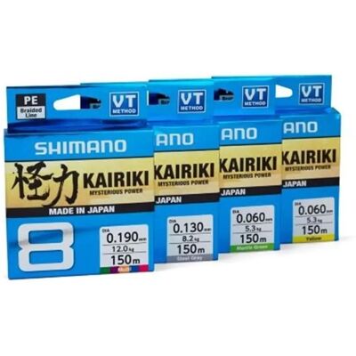 Shimano Kairiki 8 Ligne Tressée - Matériel de Pêche - Publicité Shimano Kairiki 8 Ligne Tressée - Matériel de Pêche - Publicité