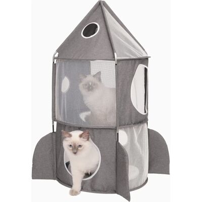 Vaisseau Spatial Vesper pour Chats Gris - Meubles pour Chats - Publicité Vaisseau Spatial Vesper pour Chats Gris - Meubles pour Chats - Publicité