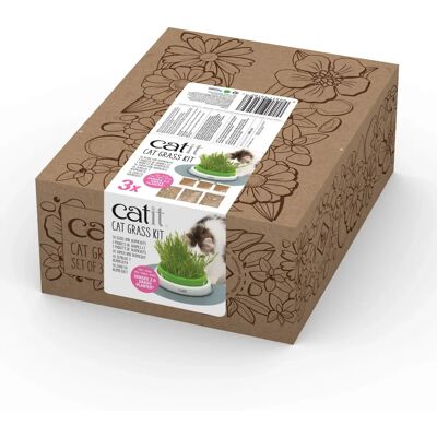 Kit Erba per Gatti Catit Senses 2.0 - Fibra Naturale Kit Erba per Gatti Catit Senses 2.0 - Fibra Naturale