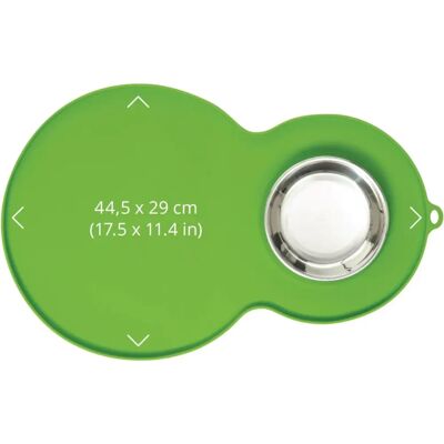 Catit Merk Model - Groene Placemat en Voedselbak Catit Merk Model - Groene Placemat en Voedselbak