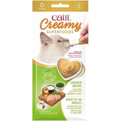 Catit Romige Kip Superfoods Snack - Kattenvoer Catit Romige Kip Superfoods Snack - Kattenvoer