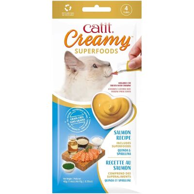 Catit Łosoś Quinoa Spirulina Superfoods Snack - Karma dla kotów Catit Łosoś Quinoa Spirulina Superfoods Snack - Karma dla kotów