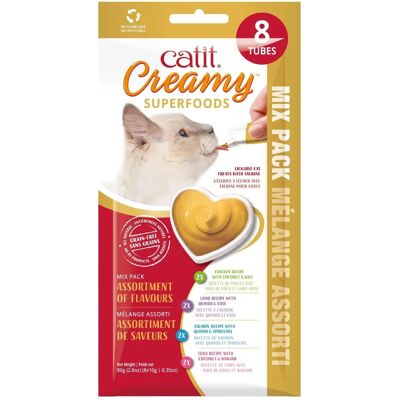 Catit Multipack Creamy met Kip, Lam, Zalm - Kattenvoer Catit Multipack Creamy met Kip, Lam, Zalm - Kattenvoer