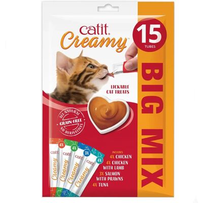 Catit Mehrfachpack Cremige Katzenleckerlis mit Superfoods - 15x10g Catit Mehrfachpack Cremige Katzenleckerlis mit Superfoods - 15x10g