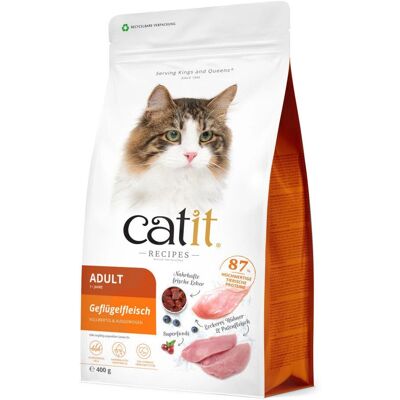 Catit Recepten Volwassen Kattenvoer - Gevogelte Recept - 400 g Catit Recepten Volwassen Kattenvoer - Gevogelte Recept - 400 g