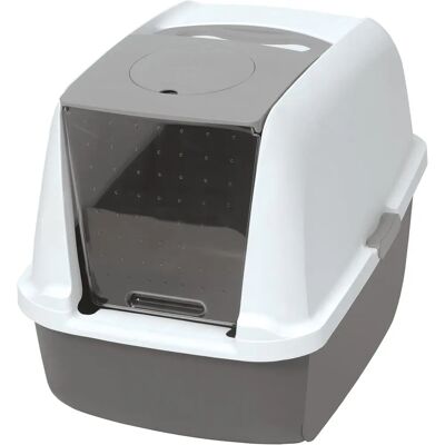Catit Cat Litter with Roof Large - grey Catit Cat Litter with Roof Large - grey