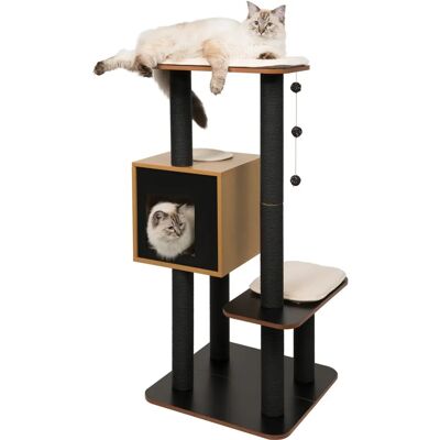 Vesper Kratzbaum V-Hight Base - Katzenmöbel, Schwarz Vesper Kratzbaum V-Hight Base - Katzenmöbel, Schwarz