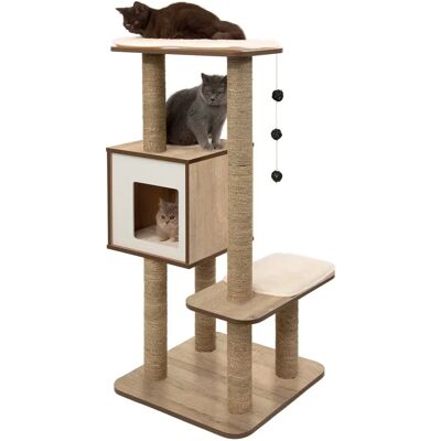 Catit Eiken Hoge Basis Krabpaal - Kat Accessoires Catit Eiken Hoge Basis Krabpaal - Kat Accessoires