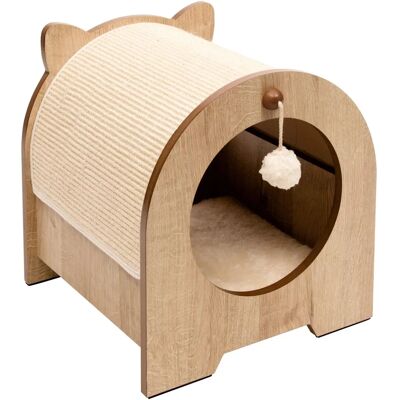 Vesper Minou Cat Furniture - Scratcher, Bed & Hideout Vesper Minou Cat Furniture - Scratcher, Bed & Hideout