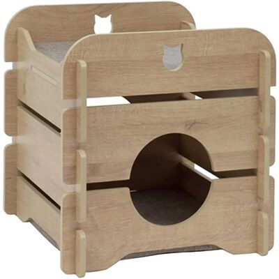 Vesper Cottage Catit - Maison pour Chats à Deux Niveaux - Publicité Vesper Cottage Catit - Maison pour Chats à Deux Niveaux - Publicité