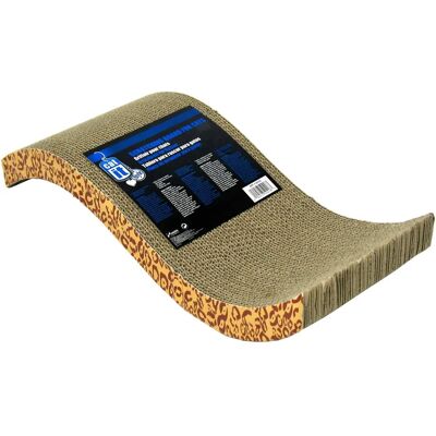 Griffoir TROPIZOO S-Chaise - Beige & Design Ondulé - Publicité Griffoir TROPIZOO S-Chaise - Beige & Design Ondulé - Publicité