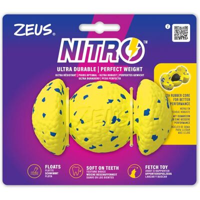Zeus Nitro Weighted Grip Ball for Dogs - 12.4cm Zeus Nitro Weighted Grip Ball for Dogs - 12.4cm