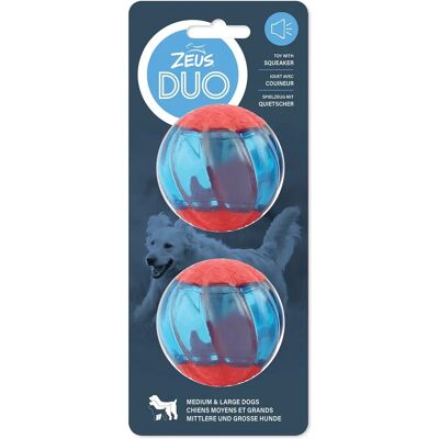 Zeus Duo Ball med Pipelyd Hundeleke - Hundeleke Zeus Duo Ball med Pipelyd Hundeleke - Hundeleke