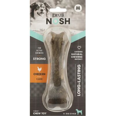 Zeus Nosh Strong Chew Bone Chicken Flavour - Dog Chew Toy Zeus Nosh Strong Chew Bone Chicken Flavour - Dog Chew Toy