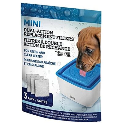 Fontaine Mini Zeus pour chiens - 1,5L - Publicité Fontaine Mini Zeus pour chiens - 1,5L - Publicité