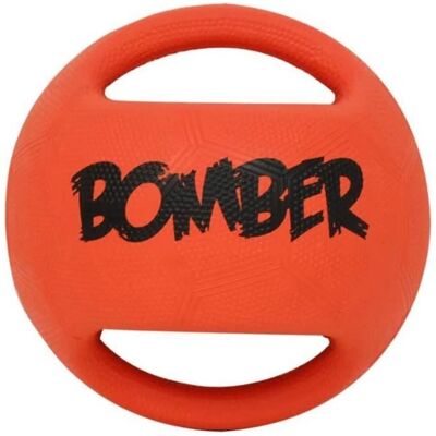 Zeus Mini Bomber Dog Toy - Orange - 11.4cm Zeus Mini Bomber Dog Toy - Orange - 11.4cm