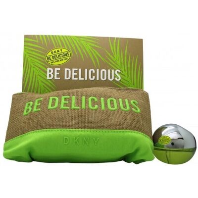 DKNY Be Delicious Apple Eau De Parfum Set 30ml & Cosmetic Bag DKNY Be Delicious Apple Eau De Parfum Set 30ml & Cosmetic Bag