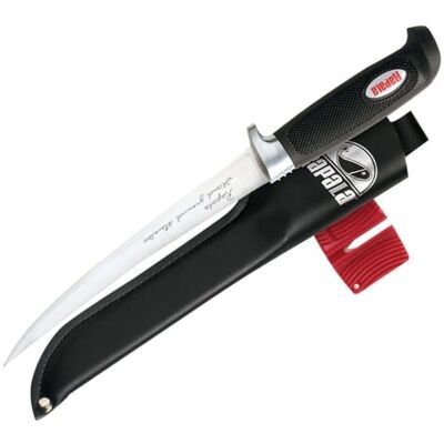Rapala Blødt grebs filetkniv - 15cm - Sikkerhed & Skærper Rapala Blødt grebs filetkniv - 15cm - Sikkerhed & Skærper