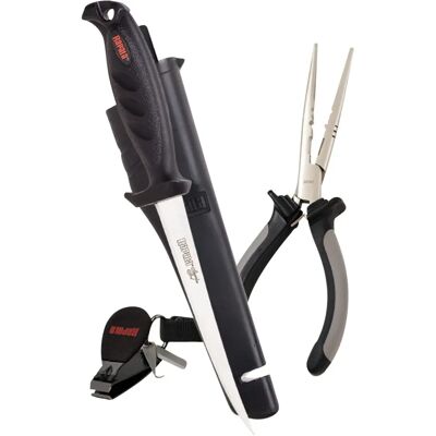 Ensemble de Pêche Rapala - Pince, Couteau à Filet & Clipper - Publicité Ensemble de Pêche Rapala - Pince, Couteau à Filet & Clipper - Publicité