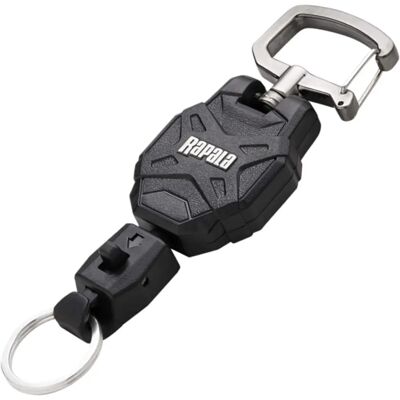 Rapala Rcd Retractable Lanyard - Lanyard, Zwart, Model RA0120006 - Visaccessoire Rapala Rcd Retractable Lanyard - Lanyard, Zwart, Model RA0120006 - Visaccessoire