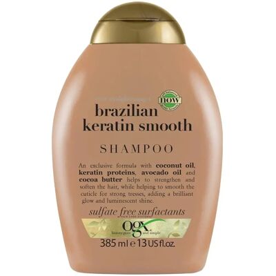 Shampoo Lisciante alla Cheratina Brasiliana OGX (385 ml) Shampoo Lisciante alla Cheratina Brasiliana OGX (385 ml)