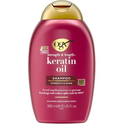 Șampon cu ulei de keratină OGX - Întărire, Hidratare, Anti-frizurare Șampon cu ulei de keratină OGX - Întărire, Hidratare, Anti-frizurare