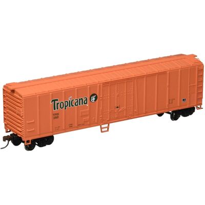 Bachmann - 50' Steel Reefer Tropicana Orange - Reefer Car Bachmann - 50' Steel Reefer Tropicana Orange - Reefer Car