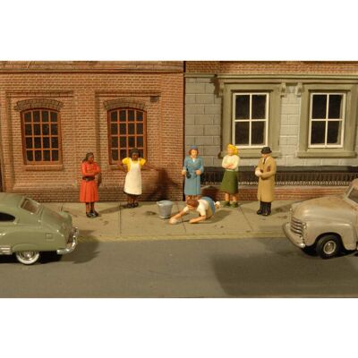 Bachmann - Scene Scopes - Sidewalk People - Figure set Bachmann - Scene Scopes - Sidewalk People - Figure set